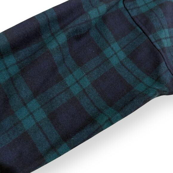 VTG Pendleton Tartan Plaid Cardigan Mens XL Blue Green Virgin Wool Grandpa USA - Picture 8 of 9